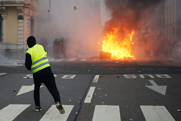 Heurts entre manifestants et forces de l'ordre lors d'une manifestation des 