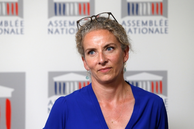 La députée Nouvelle Gauche Delphine Batho lors d'une conférence de presse à l'Assemblée nationale à paris, le 22 juin 2017