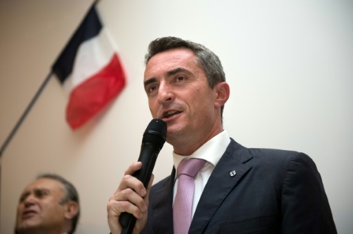 Le maire FN du 7e arrondissement de Marseille, Stéphane Ravier, le 28 septembre 2014