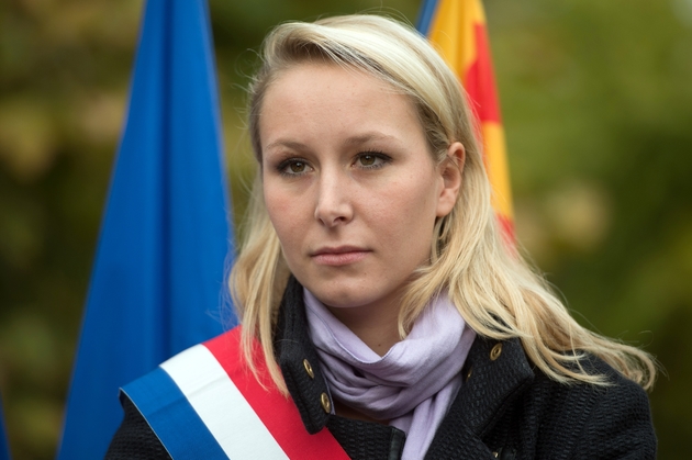 Marion Maréchal-Le Pen, lors d'un meeting de campagne à La Tour-d'Aigues, dans le Vaucluse, le 23 octobre 2016