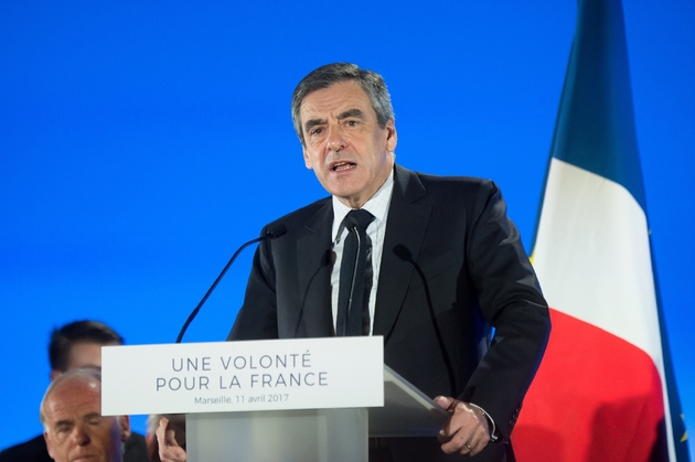 François Fillon, le 11 avril 2017 à Marseille