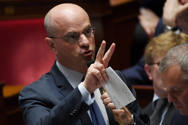 Le ministre de l’Éducation Jean-Michel Blanquer à l'Assemblée nationale, le 3 avril 2019 à Paris