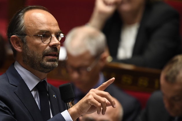 Le Premier ministre Edouard Philippe à l'Assemblée nationales, le 17 octobre 2018 à Paris