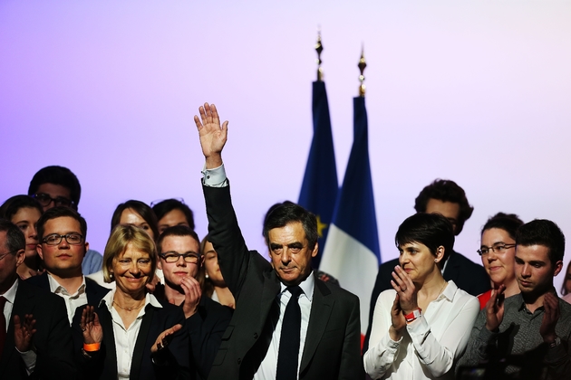 François Fillon à Caen, le 16 mars 2017