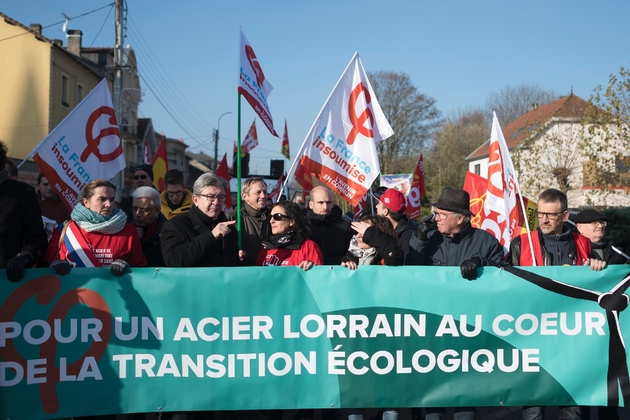 Jean-Luc Mélenchon a marché durant une heure au sein d'un cortège d'environ 200 personnes