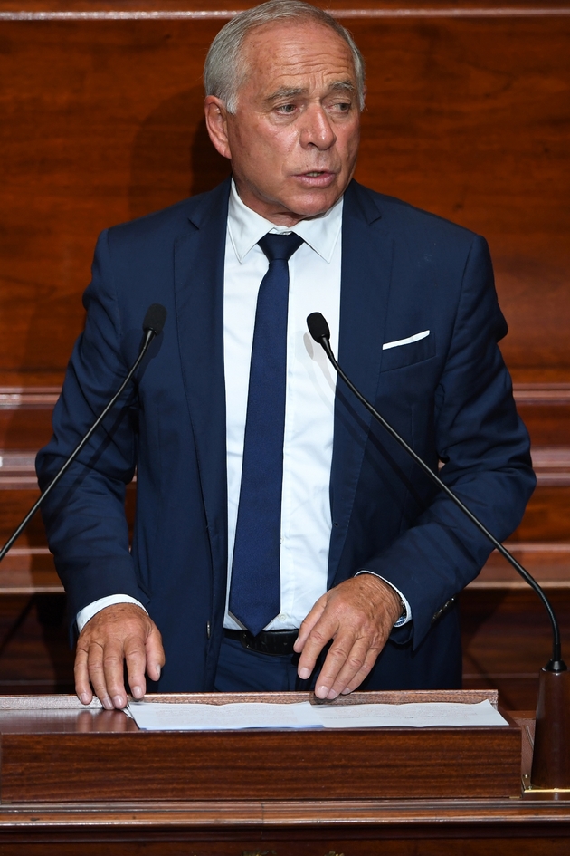 François Patriat, président du groupe REM au Sénat, à Verseilles près de Paris,le 3 juillet 2017