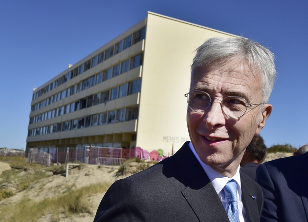 Didier Lallement lorsqu'il était préfet de la Région Nouvelle-Aquitaine, à Soulac-sur-Mer le 25 septembre 2018