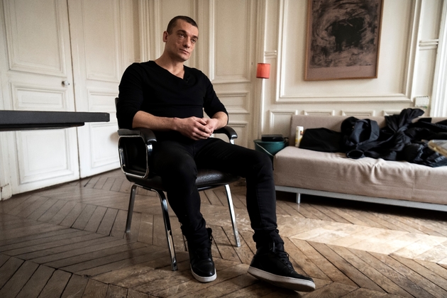 L'artiste russe Pavel Pavlenski à PAris, le 14 février 2020