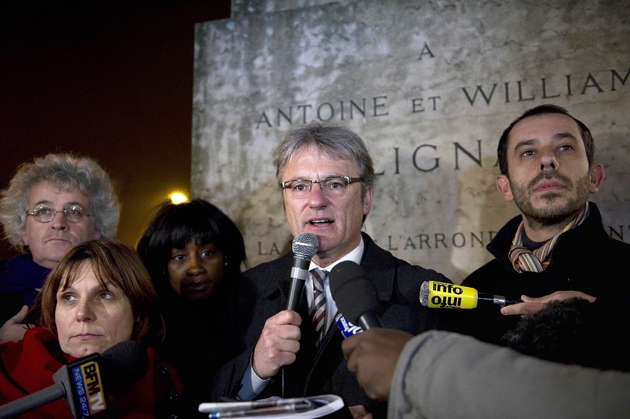 Le candidat de gauche Alain Piriou, photographié le 5 décembre 2010 à Corbeil-Essonnes, mène sa cinnquième campagne municipale