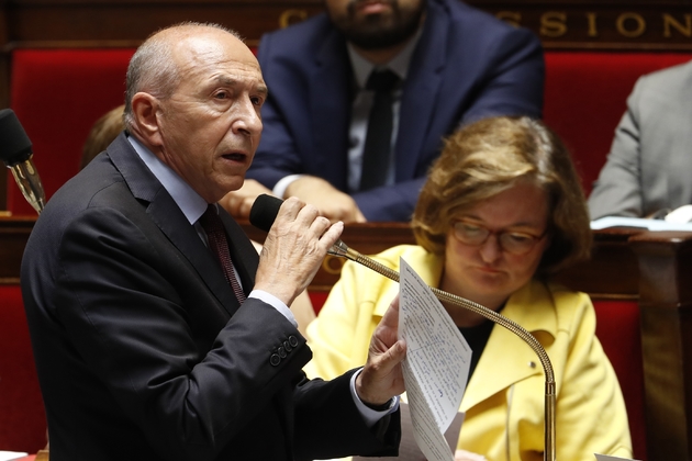 Le ministre de l'Intérieur Gérard Collomb à l'Assemblée Nationale le 13 juin 2018