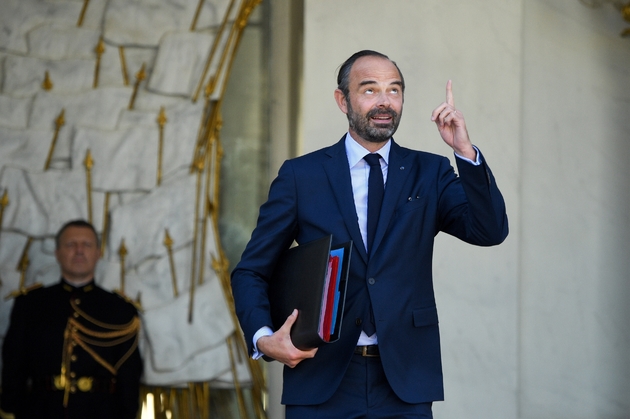 Le Premier ministre Edouard Philippe à la sortie du Conseil des ministres au Palais de l'Elysée à Paris, le 10 octobre 2018