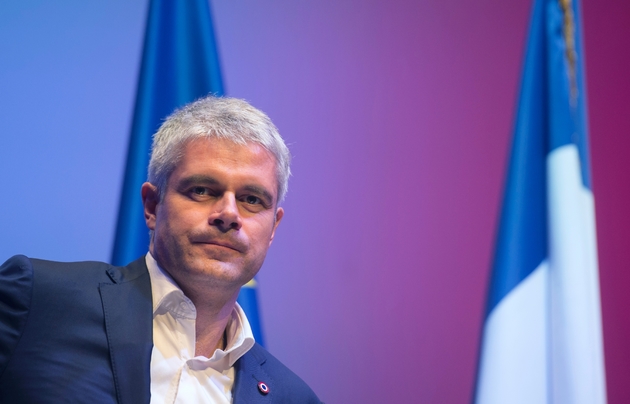 Laurent Wauquiez, candidat à la présidence du parti Les Républicains, lors d'un meeting à Toulon, le 6 décembre 2017