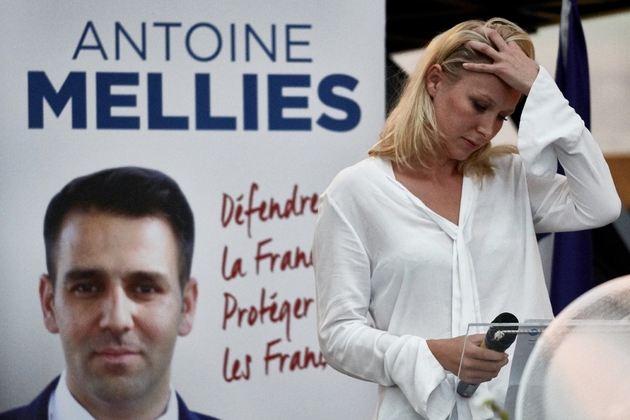 Marion Maréchal-Le Pen le 2 juin 2017 à Saint-Cyr-sur-Rhône 