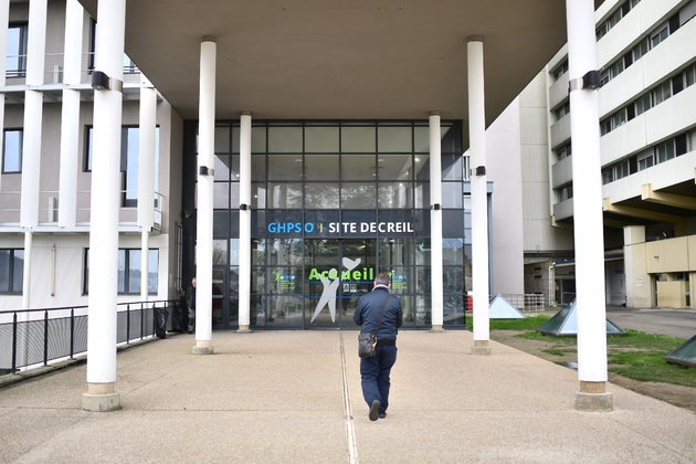 L'hôpital de Creil, dans l'Oise, le 28 février 2020