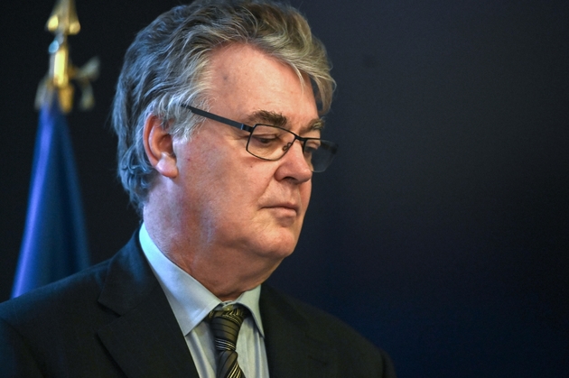Jean-Paul Delevoye lors de la passation de pouvoirs le 18 décembre 2019 à Paris