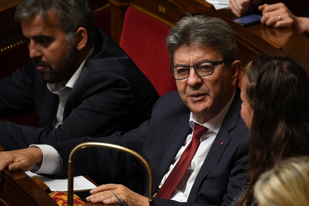 Jean-Luc Mélenchon, le 12 septembre à l'Assemblée nationale