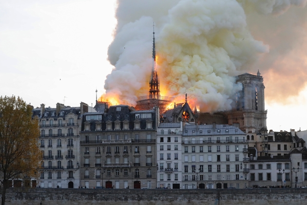 Notre-Dame de Paris en feu, le 15 avril 2019