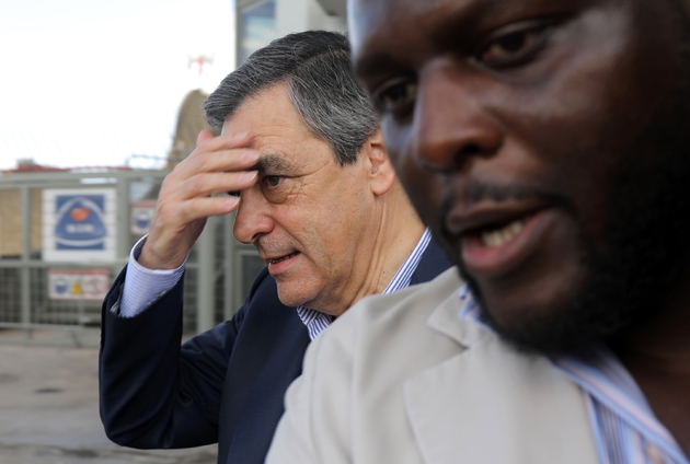 François Fillon à son arrivée à La Réunion le 11 février 2017
