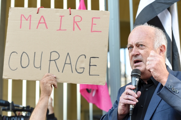 Daniel Cueff, maire de Langouet, le 22 août 2019 à Rennes