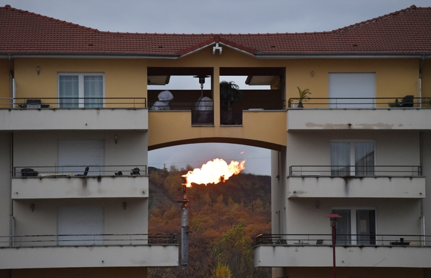 L'aciérie de Florange, dans la vallée de la Fensch, le 17 novembre 2016