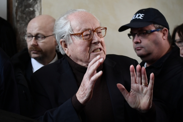 Jean-Marie Le Pen le 11 décembre 2017 à Versailles