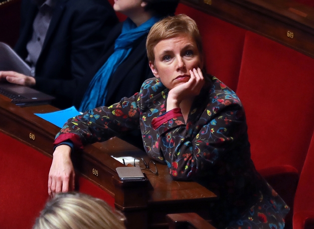 La députée insoumise Clementine Autain, à l'Assemblée le 6 février 2018 