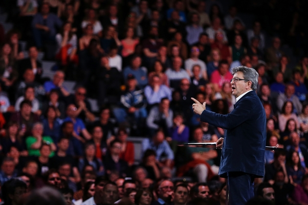 Jean-Luc Mélenchon, le 29 mars 2017 au Havre