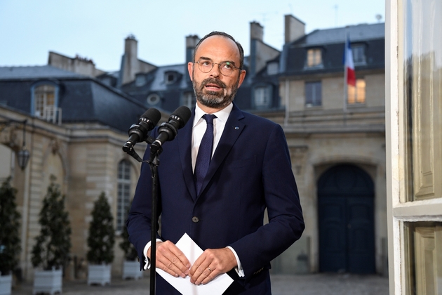 Le Premier ministre Edouard Philippe à Matignon, le 6 décembre 2019