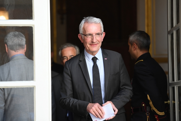 Guillaume Pepy, patron de la SNCF, le 7 mai 2018 à Matignon