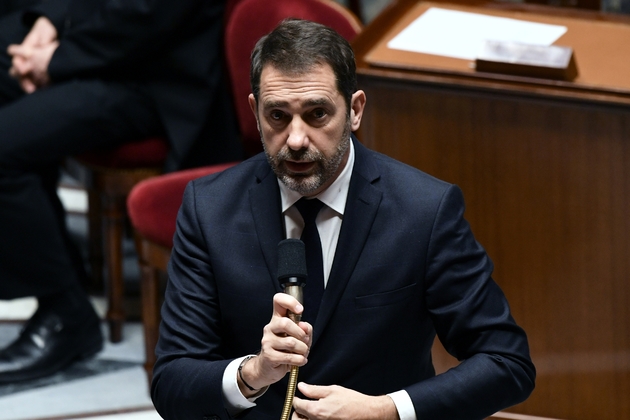 Christophe Castaner lors des questions aux gouvernement à l'Assemblée nationale à Paris, le 29 janvier 2019