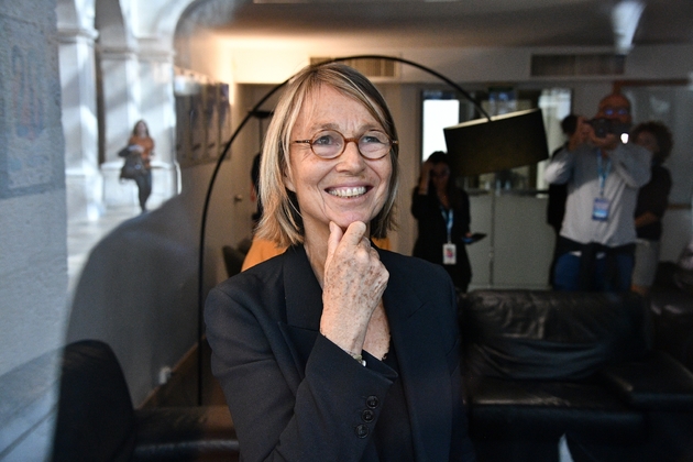 La ministre de la Culture,Françoise Nyssen, donnée partante, à La Rochelle, le 14 septembre 2018