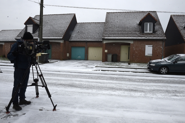 La maison de Dino Scla, le 1er mars 2018 à Pont-sur-Sambre, près de Maubeuge