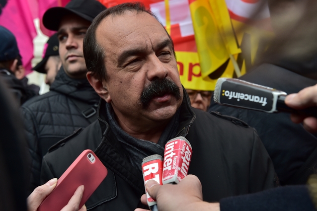 Le secrétaire général de la CGT, Philippe Martinez, le 1er mai 2017 à Paris