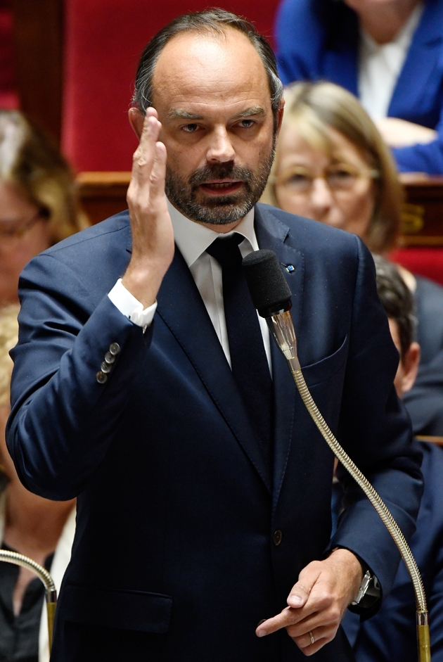 Le Premier ministre Edouard Philippe lors la séance des questions au gouvernement à l'Assemblée nationale, le 09 octobre 2018