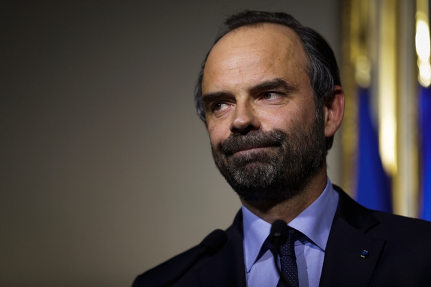 Le Premier ministre français Edouard Philippe lors d'une conférence de presse à Paris le 21 décembre 2017