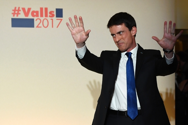 Manuel Valls le 29 janvier 2017, à Paris 