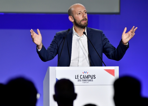 Le patron de LREM, Stanislas Guerini, lors du Campus des territoires du parti présidentiel, le 8 septembre 2019 à Bordeaux