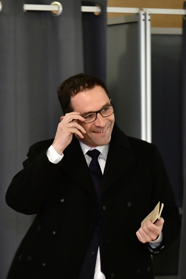 Benoît Hamon, le 7 mai 2017 à Trappes