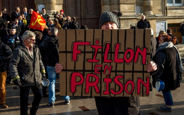Manifestation contre la présence de François Fillon, le 17 février 2017 à Tourcoing