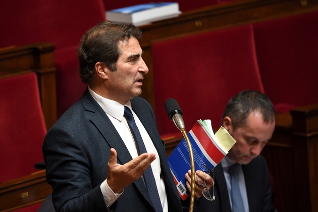 Le chef de file des Républicains Christian Jacob s'exprime à l'Assemblée nationale, le 20 décembre 2018