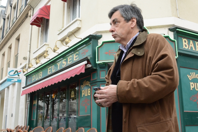 François Fillon à Sablé-sur-Sarthe, le 20 mars 2015