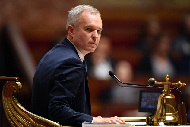 Le président de l'Assemblée, François de Rugy, au perchoir de l'hémicycle, le 4 octobre 2017