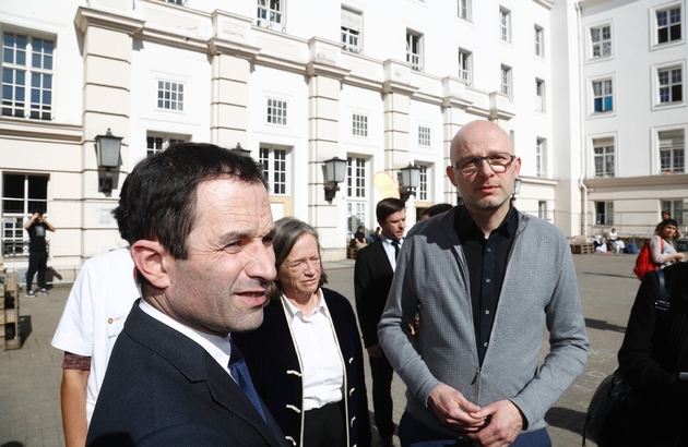 Benoît Hamon le 28 mars 2017 à Berlin
