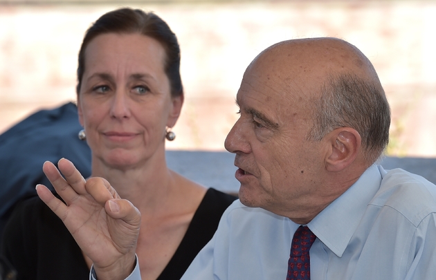 Fabienne Keller et Alain Juppé le 13 septembre 2016 à Strasbourg