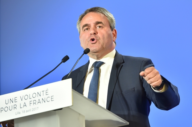 Le président des Hauts-de-France Xavier Bertrand, le 18 avril  2017 à Lille
