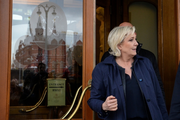 Marine Le Pen a refusé le 10 mars de répondre à une convocation judiciaire pendant la campagne, invoquant son immuté parlementaire, ici le 24 mars 2017 à Moscou