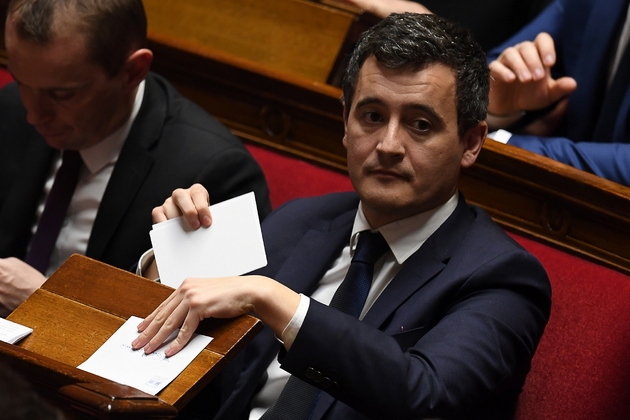 Le ministre des Comptes publics Gérald Darmanin, à l'Assemblée nationale, le 30 janvier 2018