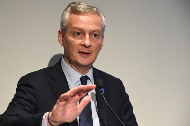Le ministre de l'Economie Bruno Le Maire le 12 juin 2018 à Paris