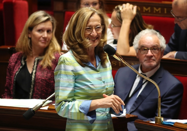 La ministre de la Justice, Nicole Belloubet, le 9 août 2017 à l'Assemblée nationale