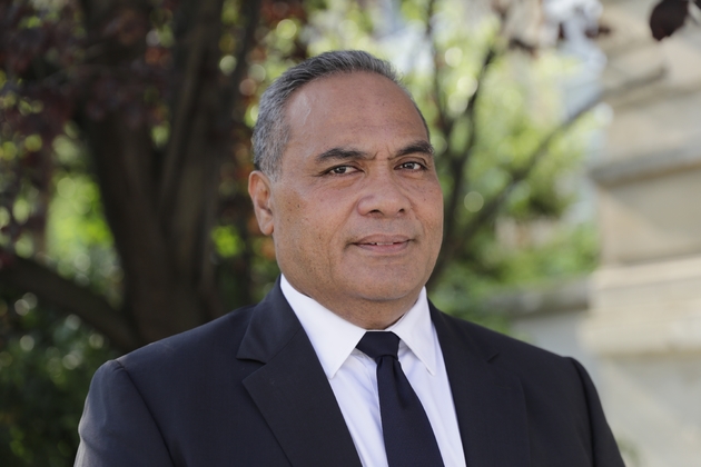 Napole Polutele (apparenté au groupe UDI, Agir et indépendant), à l'Assemblée nationale, le 21 juin 2017